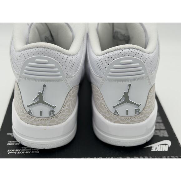 Men’s Size 8.5 - Nike Air Jordan 3 Retro 2025 Pure Money CT8532-111 No Box Lid main image 7